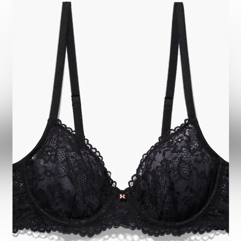 Savage X Fenty Floral Lace Unlined Bra
